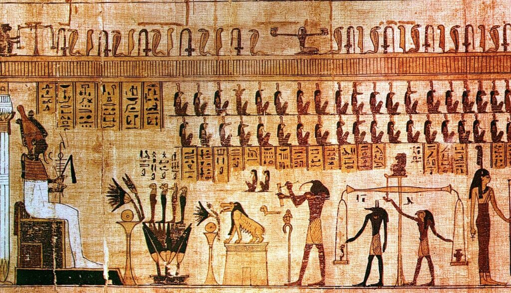 Pismo egipskie zapisane na papirusie