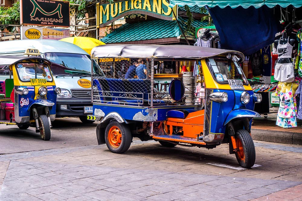 Tuktuk na Khao San