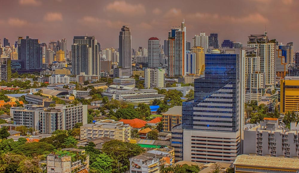 Bangkok, panorama miasta