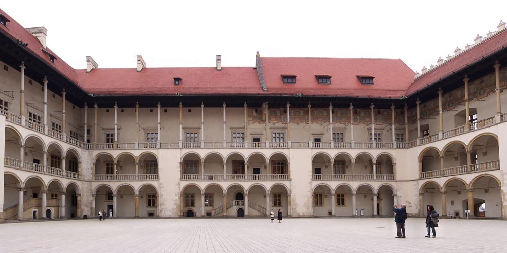 Dziedziniec Zamku Królewskiego na Wawelu