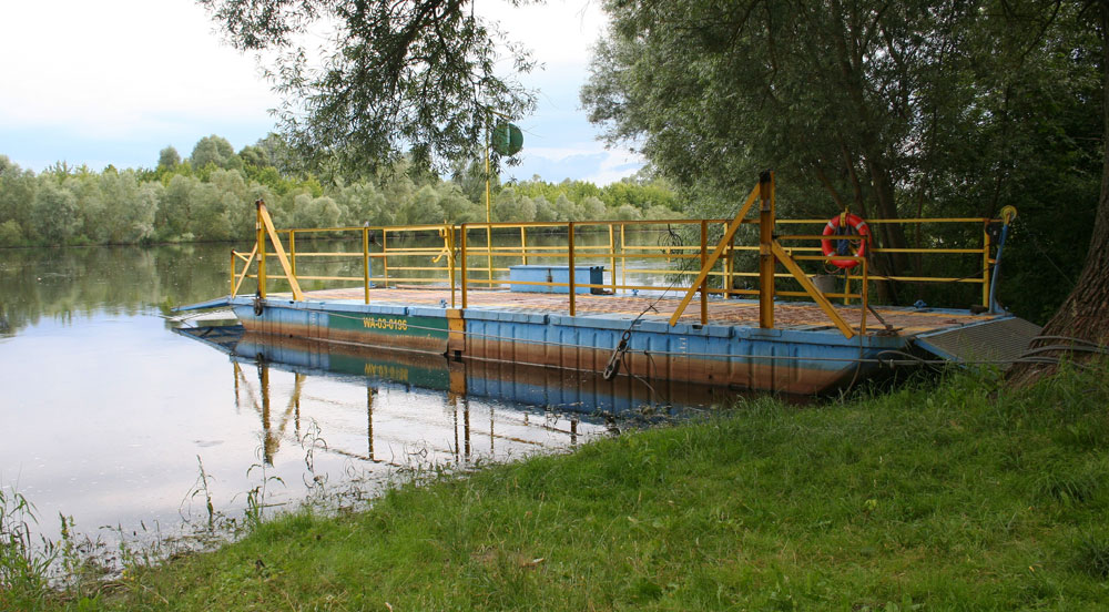 Przystań promowa na Bugu w Niemirowie