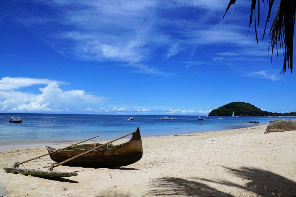 Wybrzeże Madagaskaru, plaża