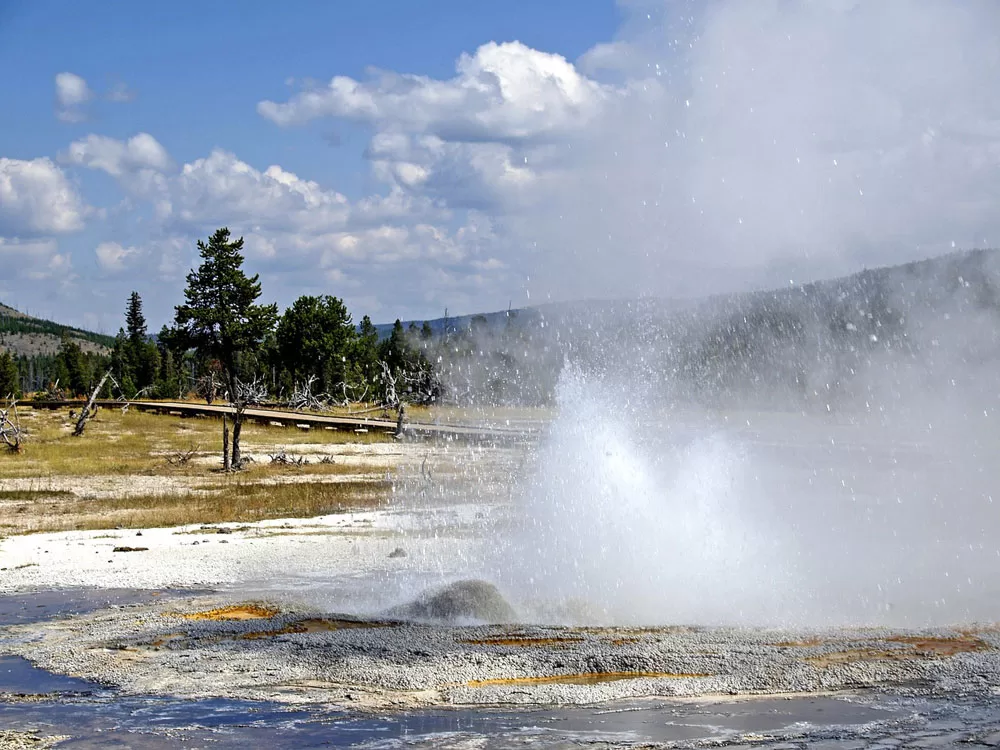 Gejzery wodne Yellowstone