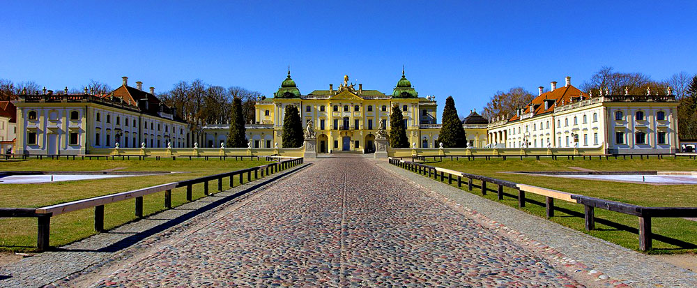 Pałac Branickich, panorama