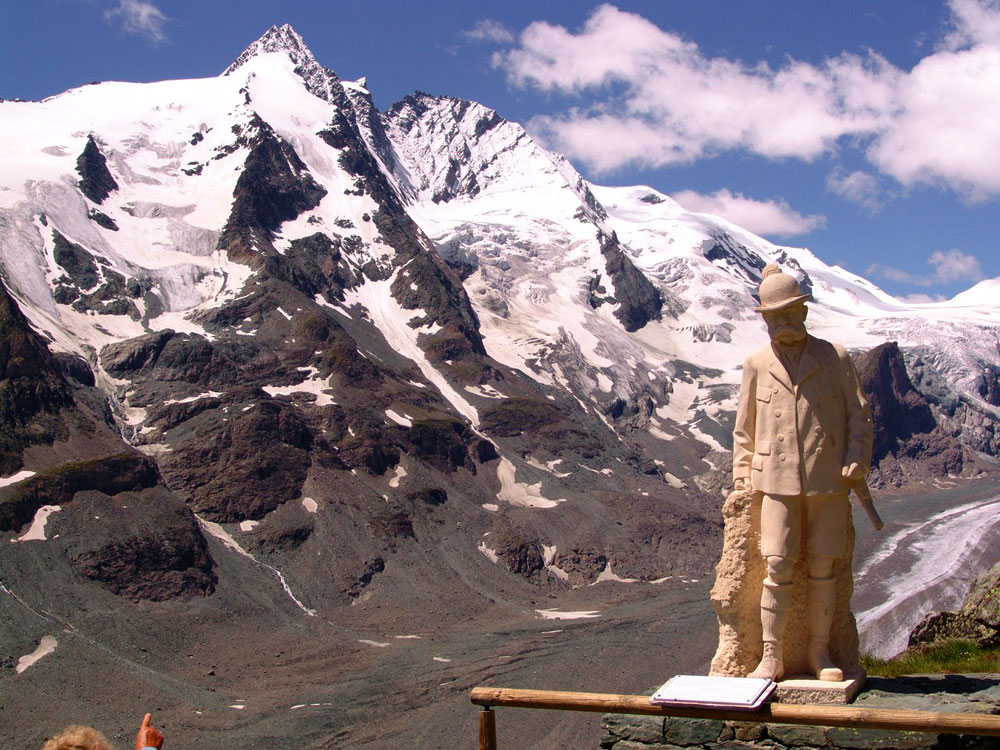 Widok na szczyt Großglockner