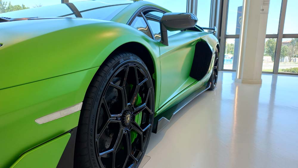 Lamborghini Aventador w muzeum Sant'Agata