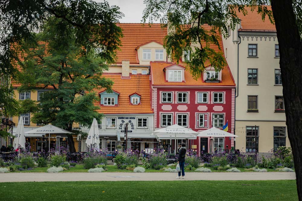 Zabytkowe kamienice Rygi