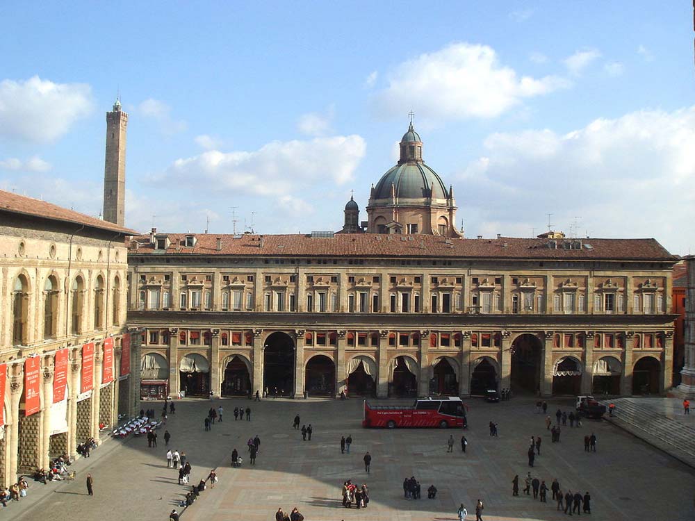 Renesansowa fasada handlowa Palazzo dei Banchi 